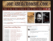 Tablet Screenshot of joeabercrombie.com